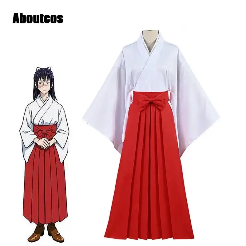 2022 Costumes Jujutsu Kaisen Iori Utahime Cosplay Kimono Suits Woman Wigs Utahime Iori Japanese Kimonos Girls JK Uniforms