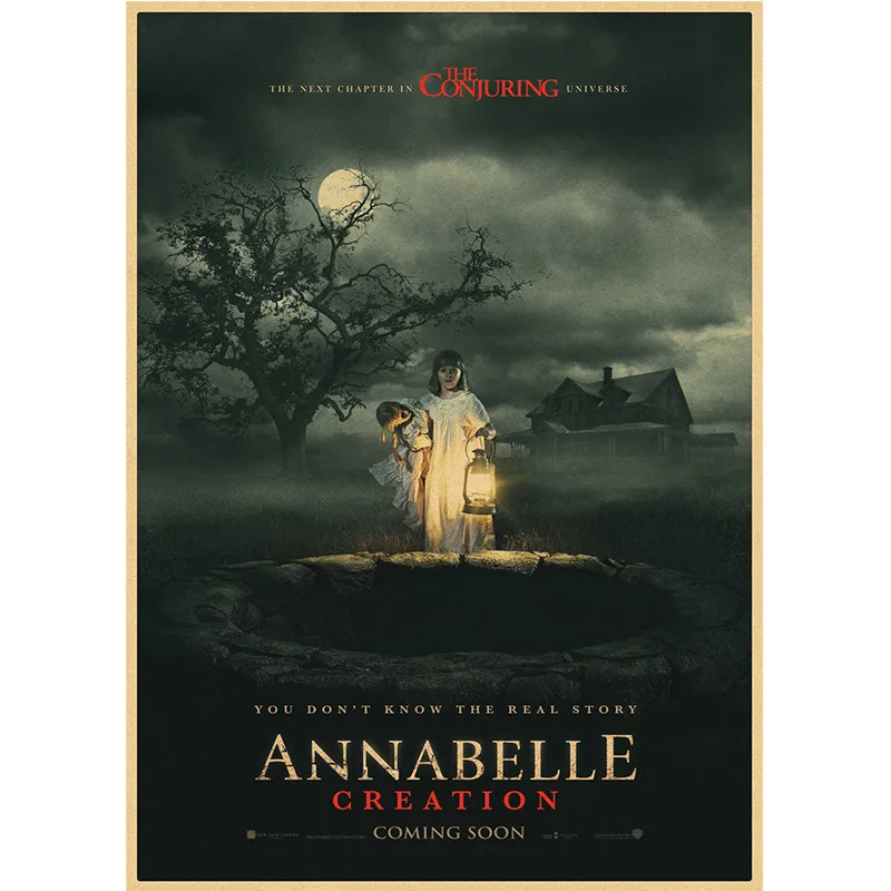 الفيلم الكلاسيكي الرعب Conjuring كرافت ورقة الملصقات والمطبوعات جدار صور لغرفة المعيشة ديكور المنزل ديكور