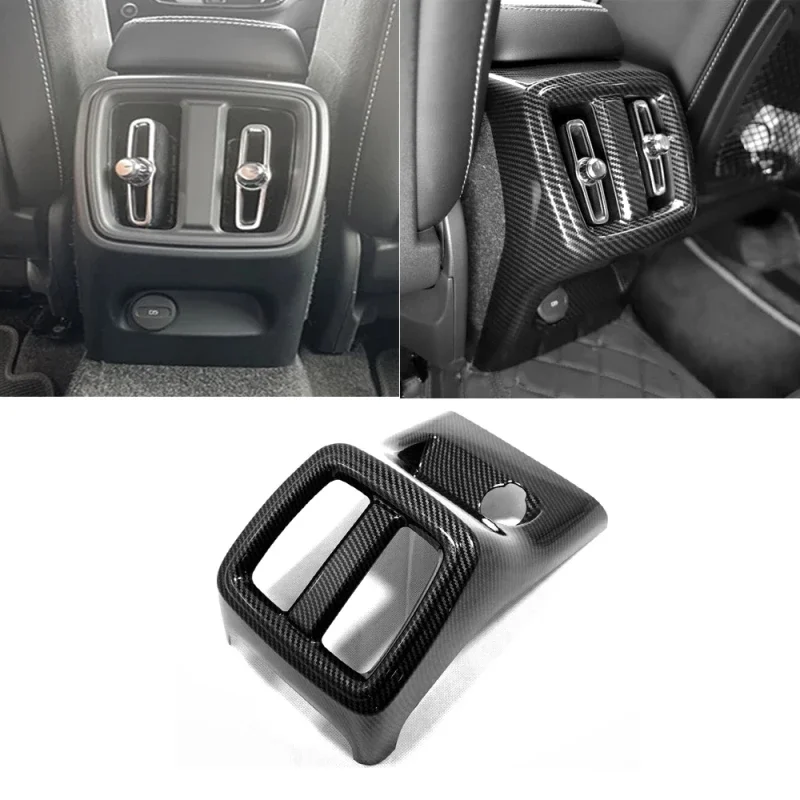 Voor Volvo XC40 2019 2020 2021 2022 Koolstofvezel Auto Accessoires Venster Swtich Cover Versnellingspook Panel Cover Luchtuitlaat Cover Lhd - afbeelding 1