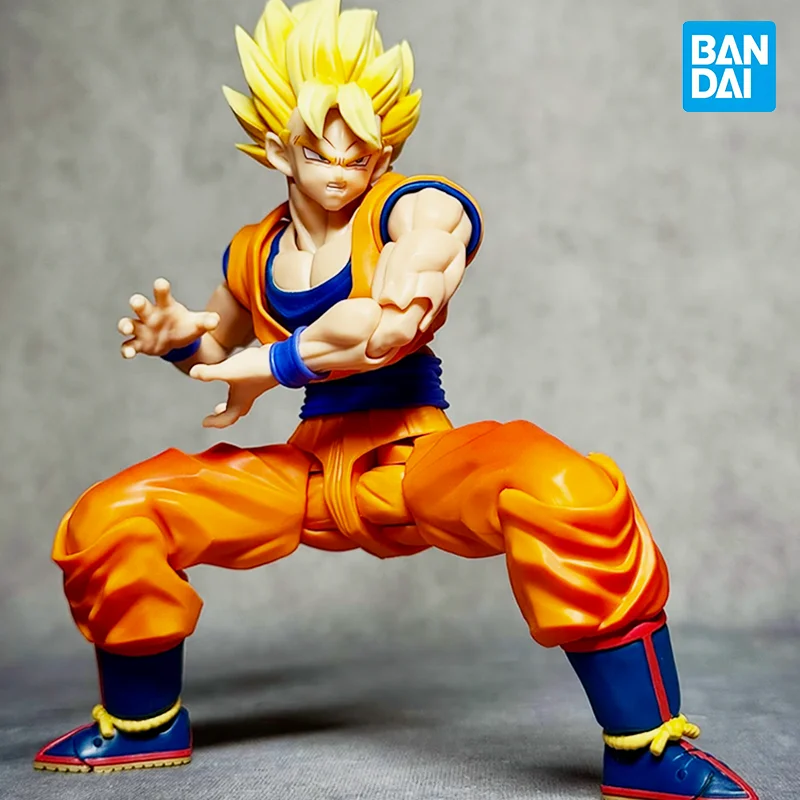 

Подлинная в наличии Bandai S.H.Figuarts Dragon Ball Z Super Saiyan Son Goku 3,0, аниме-фигурка The Prelude to the Final Battle