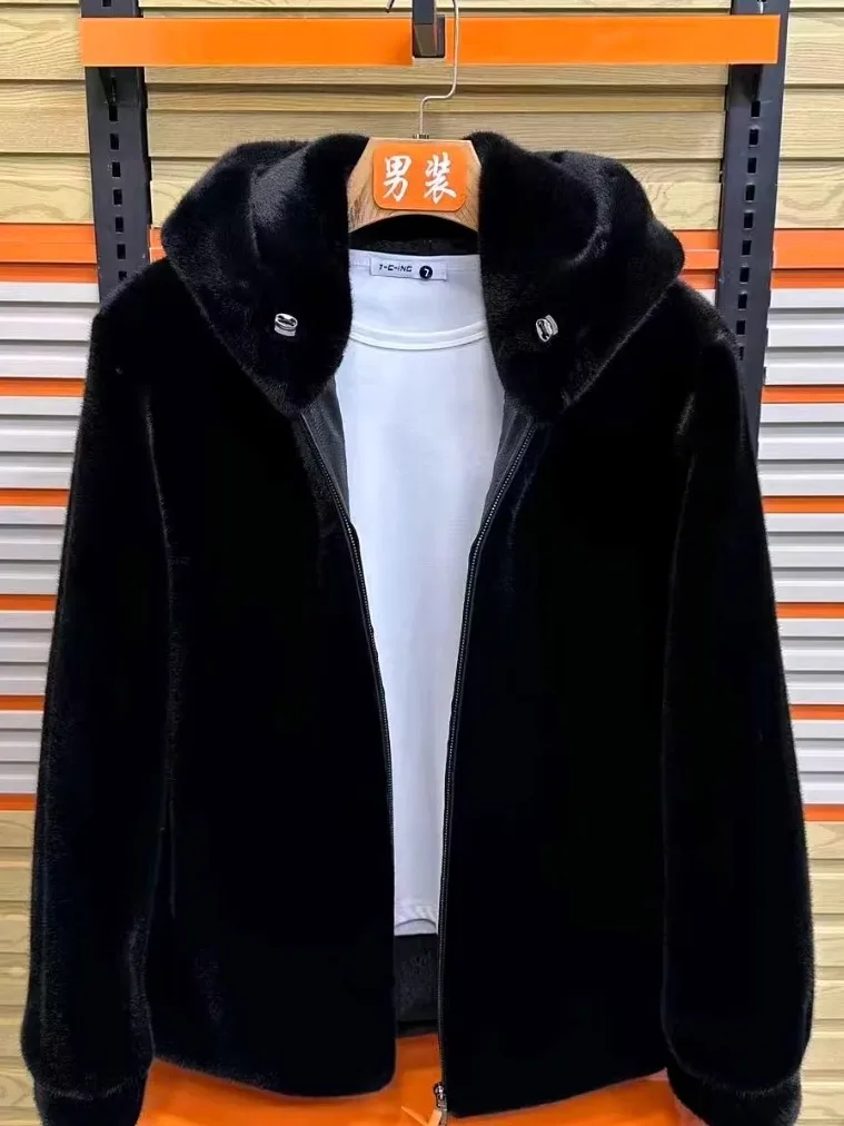 

Men's Winter Thiened Warm Hooded Jaet New Arrival High Quali Youth Faion Stand Fit Long Sve Antibacterial Outer...