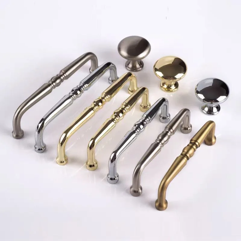 European Style Cabinet Handle Long Drawer Wardrobe Knob Vintage Kitchen Shoe Cupboard Closet Pull Furniture Handles Accessories