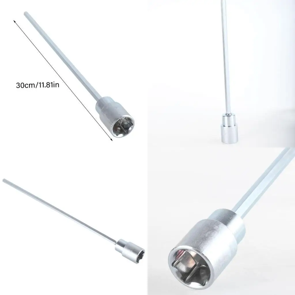 

652F Comfortable Grip Extended Socket Wrench for Caravans Easy Motorhomes Maintenance