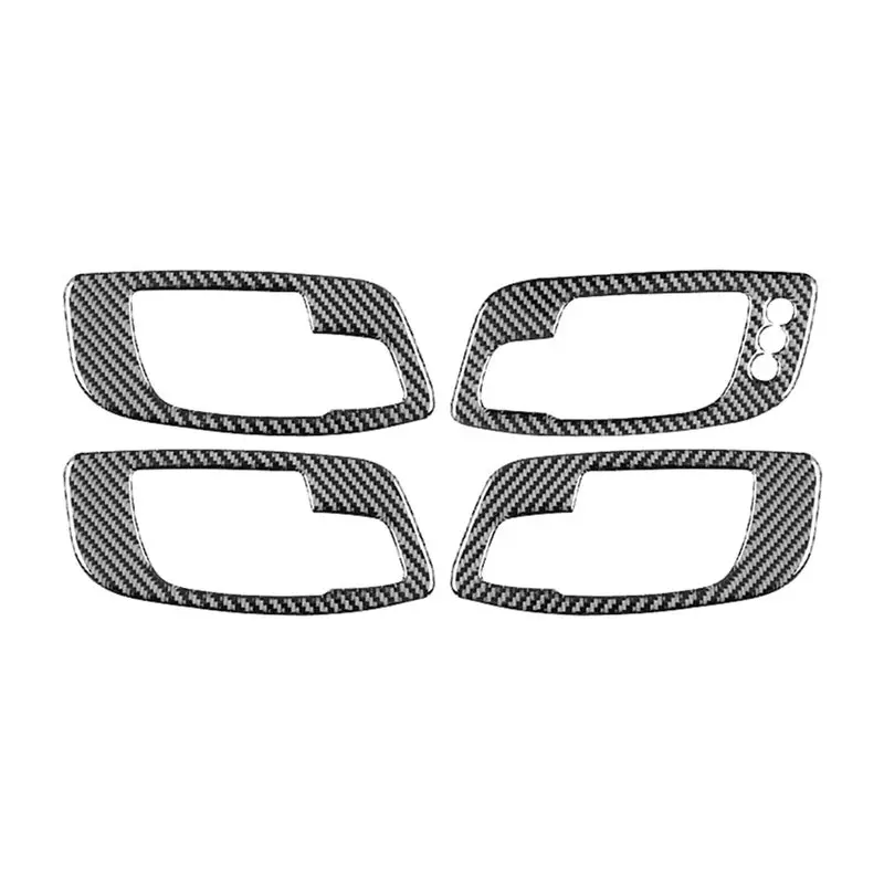 

Strict Carbon Fiber For Dodge 300 2015-2023 Inner Door Handle Bowl Cover Trim Interior Accessories LHD