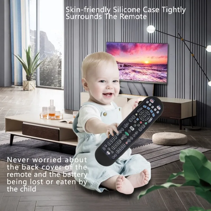 B50B-For Spectrum TV Remote Control-Protective Silicone Case- Anti-Slip Shockproof Design
