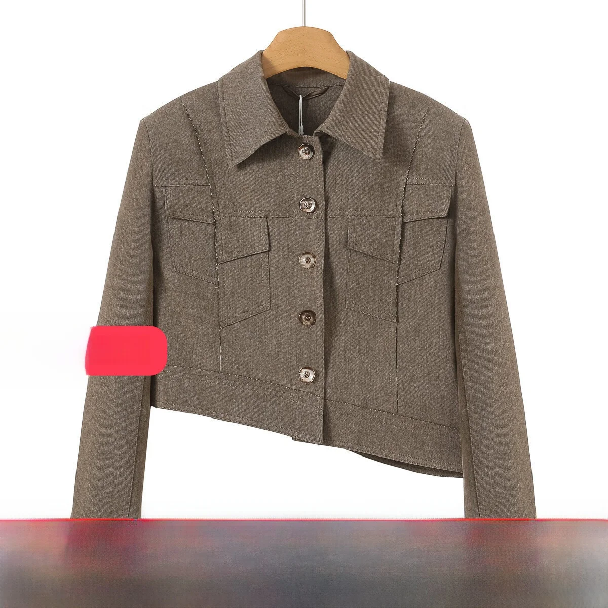 spring-collection-oulder-pad-high-waist-ort-jaet-slant-hem-commute-sle-ladies-coat-stand-fit-long-sve-button-cl