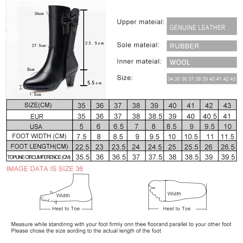 AIYUQI Women Winter Boots Genuine Leather 2024 New Wool Warm Women Office Boots Fashion Dress Boots Women