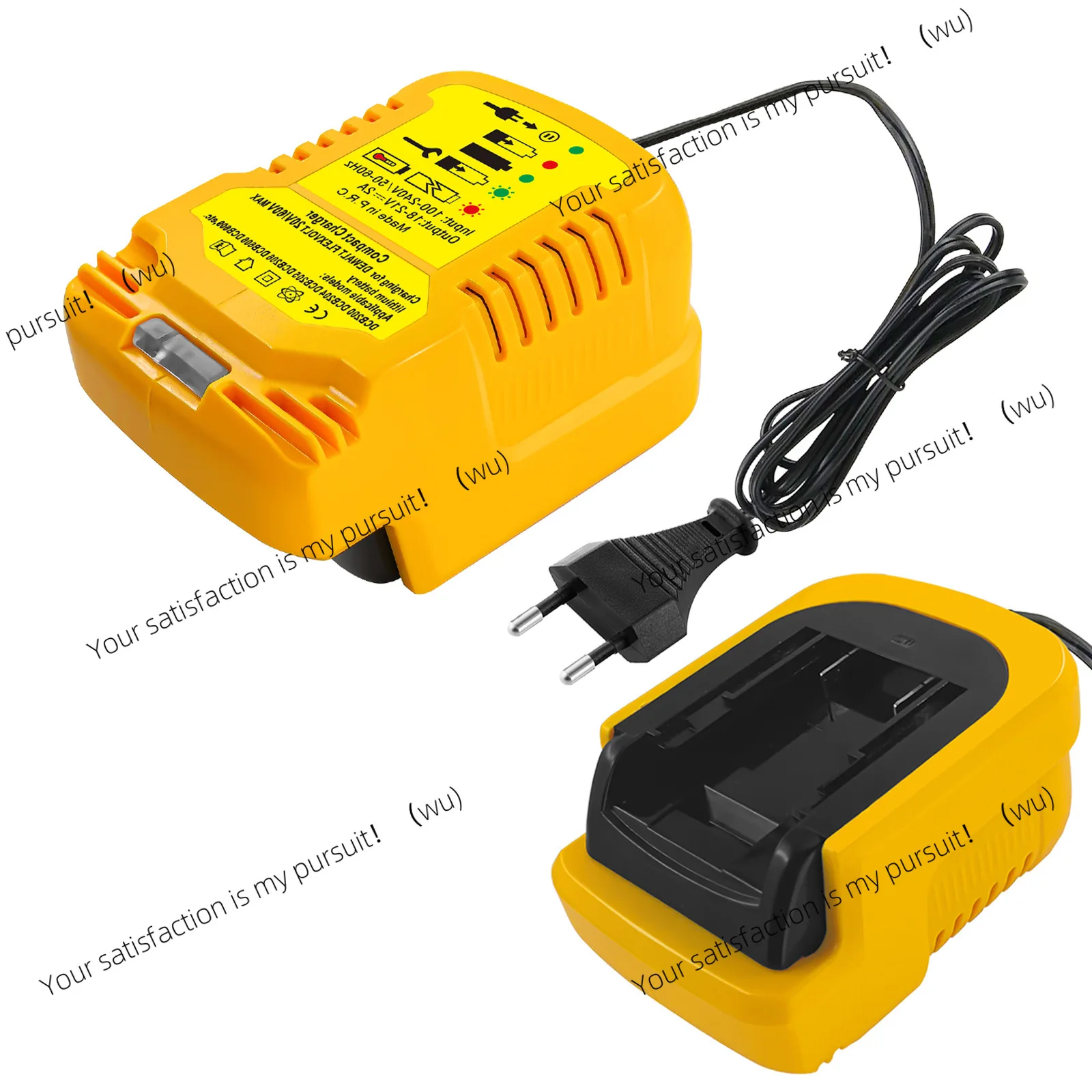 Tool Battery Charger Mini for MaKita Milwaukee Bosch Dewalt 110-240V