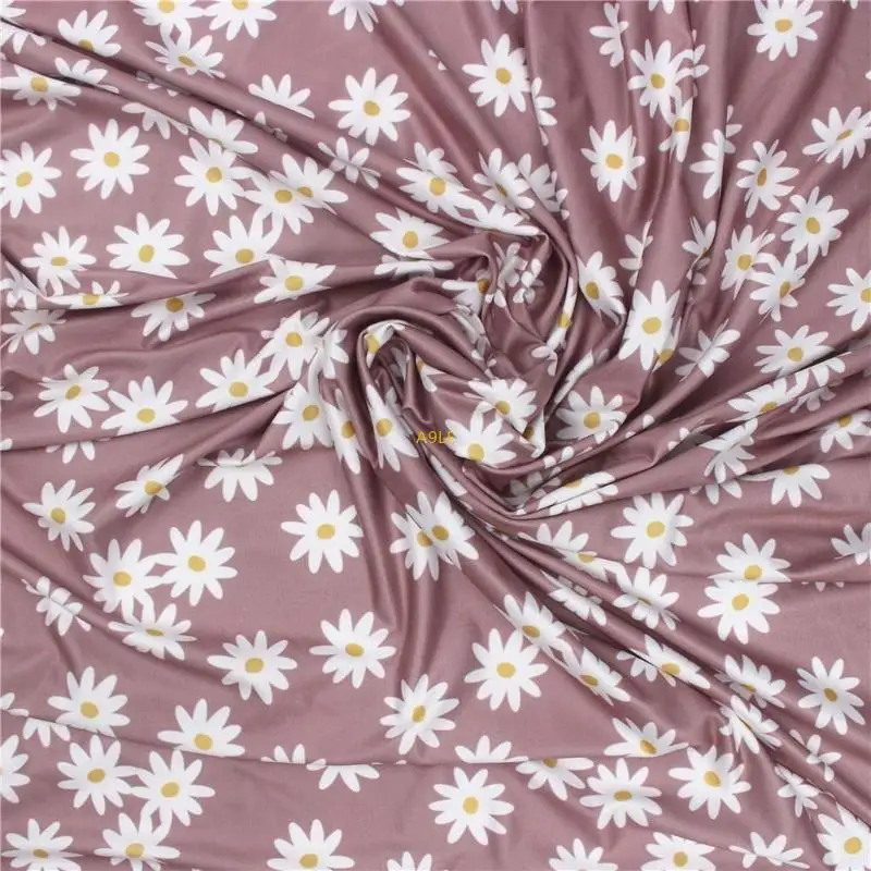 3 قطع من المولود حديث الولادة طباعة الأزهار المطبوعة غلاف عكسي قبعة قبعة القبع