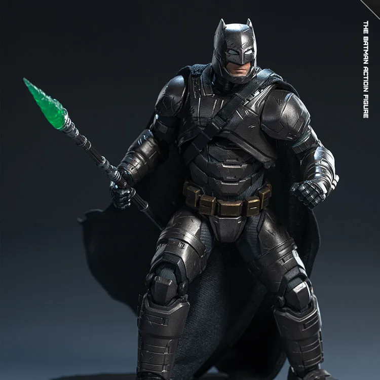 Armored Batman Figure Original Fondjoy Dc Justice League Figures Detective Comics 1/9 Batman Pvc Model Movable Customized Toy