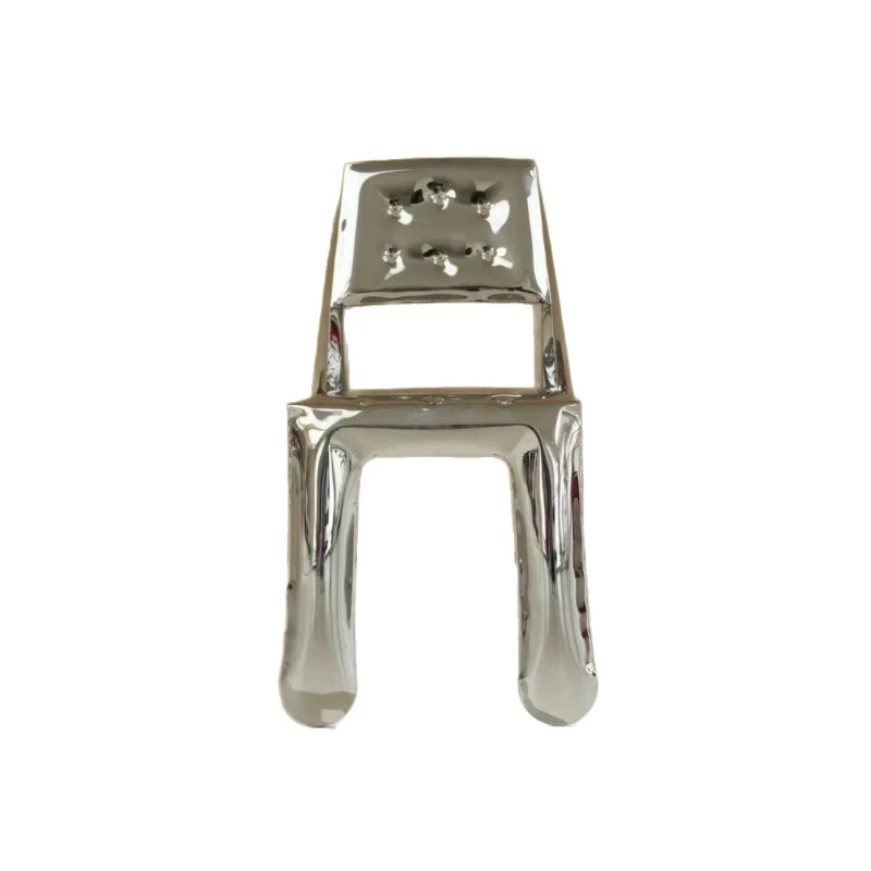 

Stainless steel dining chair, family back dining chair