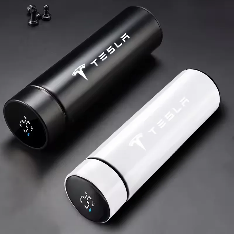 Bouteille isotherme portable en acier inoxydable pour utilisation en véhicule Pour Tesla Model 3 Y S X Cybertruck Roadster