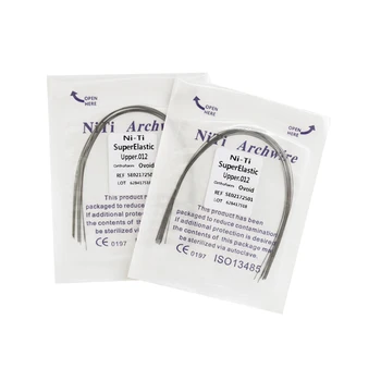 10 Packs Orthodontic SE Arch Wire Ovoid Round Rectangle Purple Packing