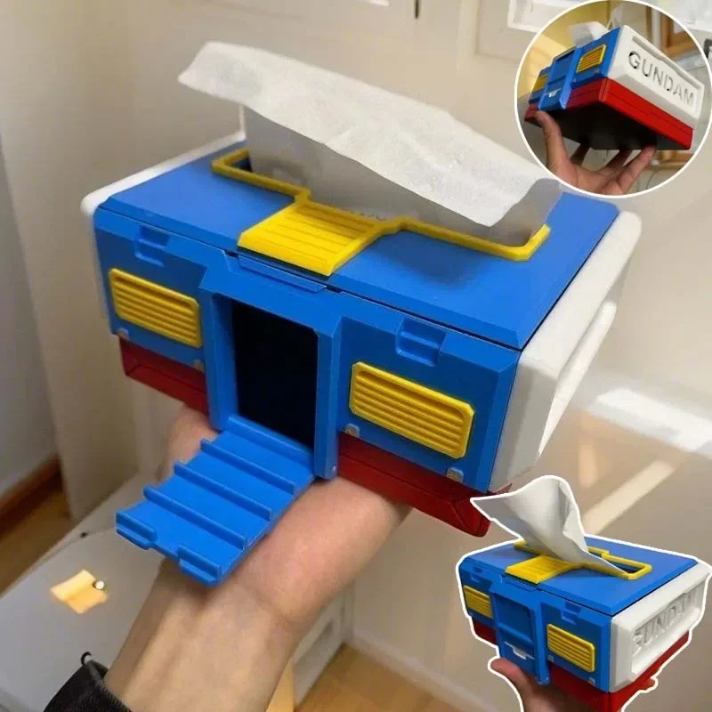 

Тема 3D-печати, водонепроницаемая коробка для салфеток для ванной комнаты, декоративный ящик для бумаги, украшение для хранения - креативная идея для подарка