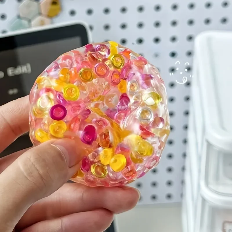 Squishy Balls Ice Beads Squeeze Toy Super Soft Mochi Fidget Toys Slow Rebound Toy for Friend Anxiety Relaxation Squeeze Gift image 6