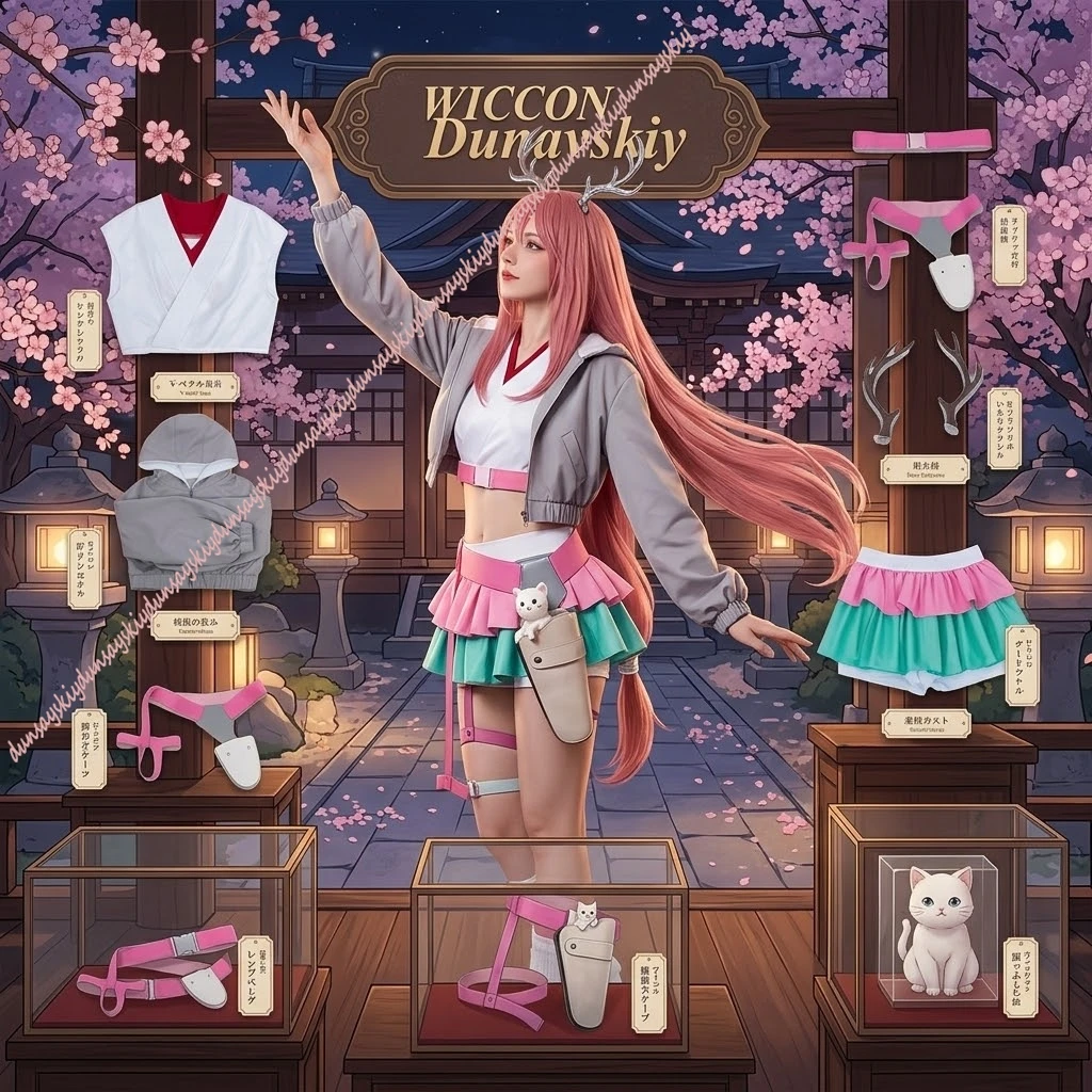 

Чоу Кагуя Химэ! Костюм для косплея Аяцумуги Роки: розовый парик, пальто, аксессуары, юбка, повседневный костюм для сценических выступлений и вечеринок