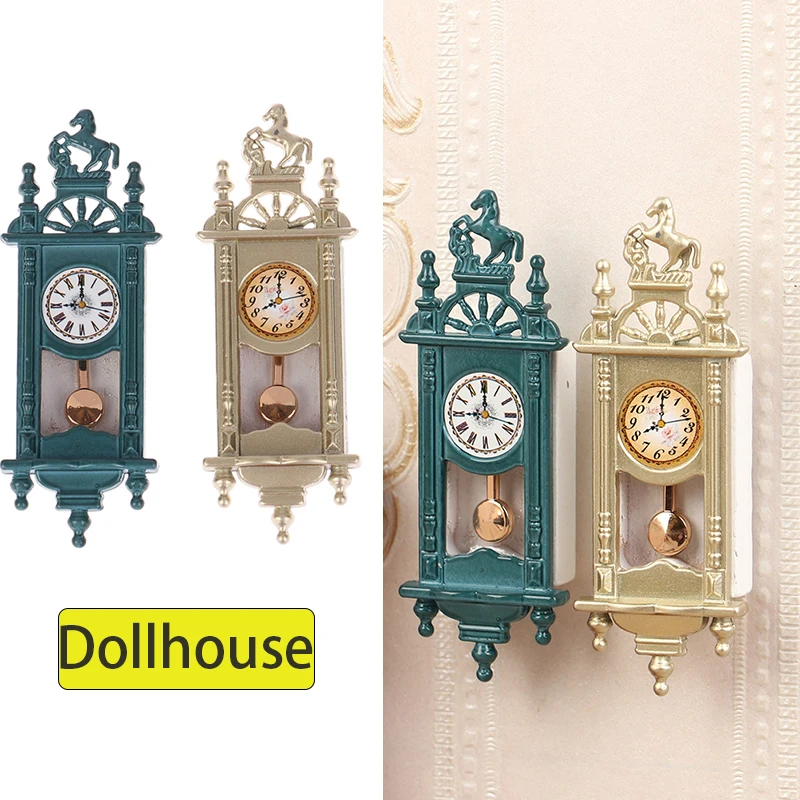 

1 шт., реквизит для сцены кукольного домика, мини-ретро римские часы, модель для кукольного дома, декор для гостиной, детские игрушки для ролевых игр