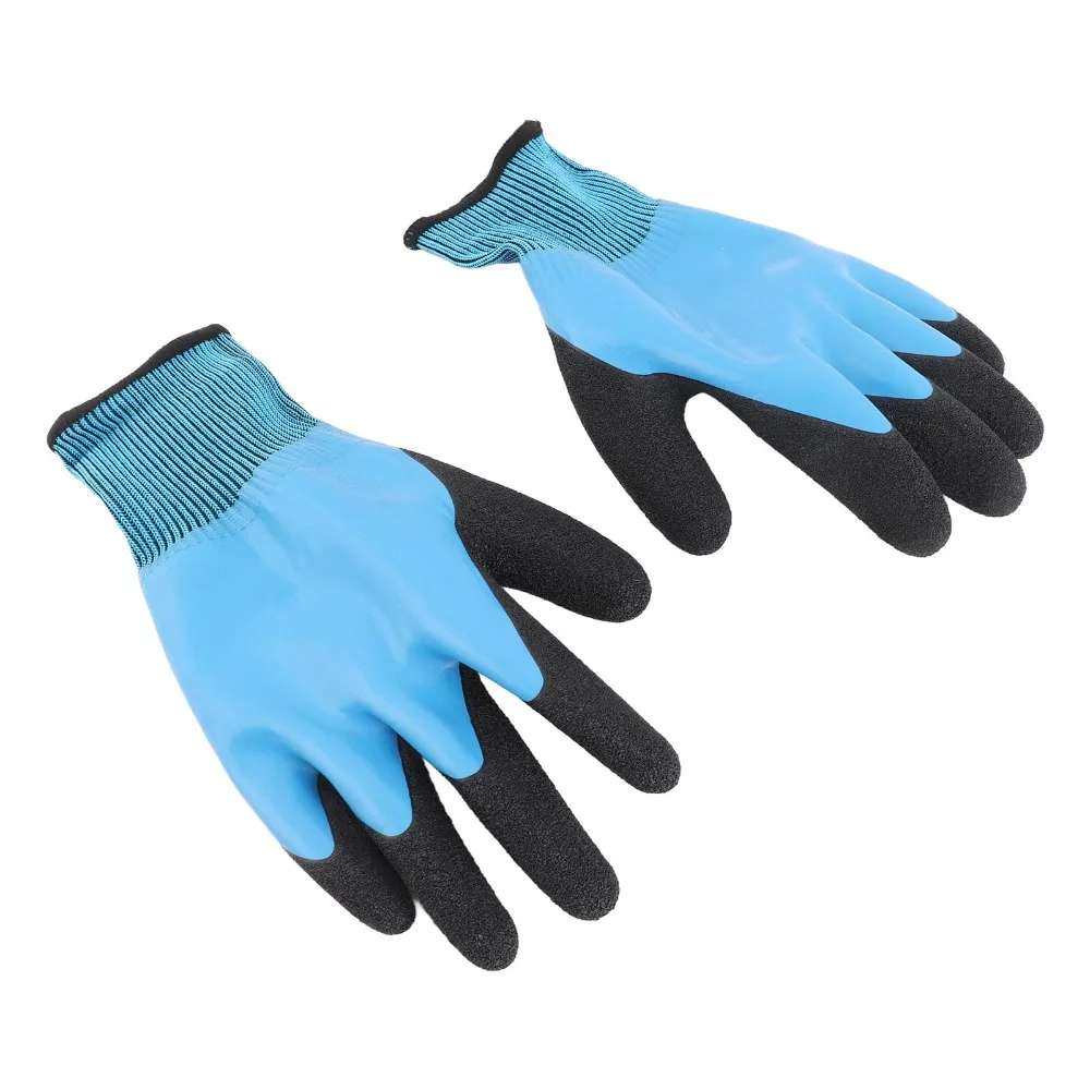 

500V Voltage Insulation Work Gloves Blue Rubber Electrical Insulated Gloves Durable High Voltage Gloves Electrical Repairs