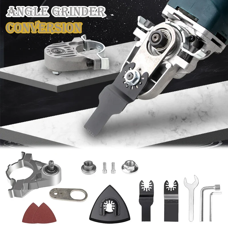 M10/m14 adaptador de cabeça de conversão moedor ângulo rosca com oscilação de energia ferramenta para o tipo 100 115 125 acessórios moedor ângulo