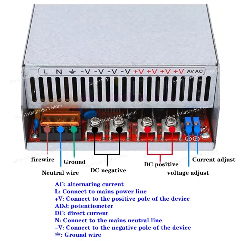 For Industrial & Lab Use: 2000W PFC Programmable Switching Power Supply RSP-2000 - 110-240V Input, Adjustable 24-150V DC Output