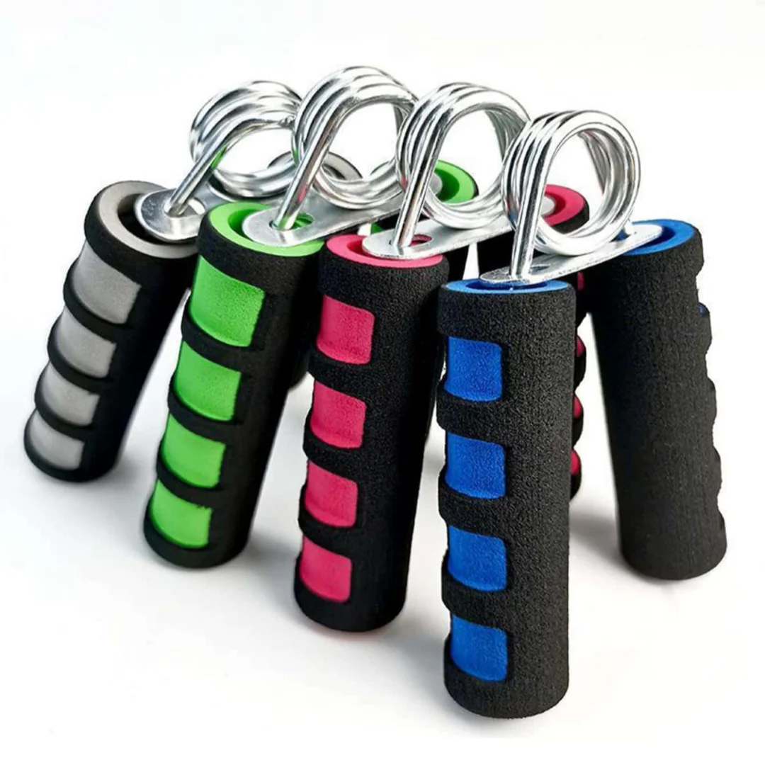 Fortalecedor de Punho em Esponja em Formato A para Homens, Fortalecedor de Braço em Esponja Tipo A, Equipamento de Fitness, Treinador de Mão em Esponja Bicolor Absorvente de Suor