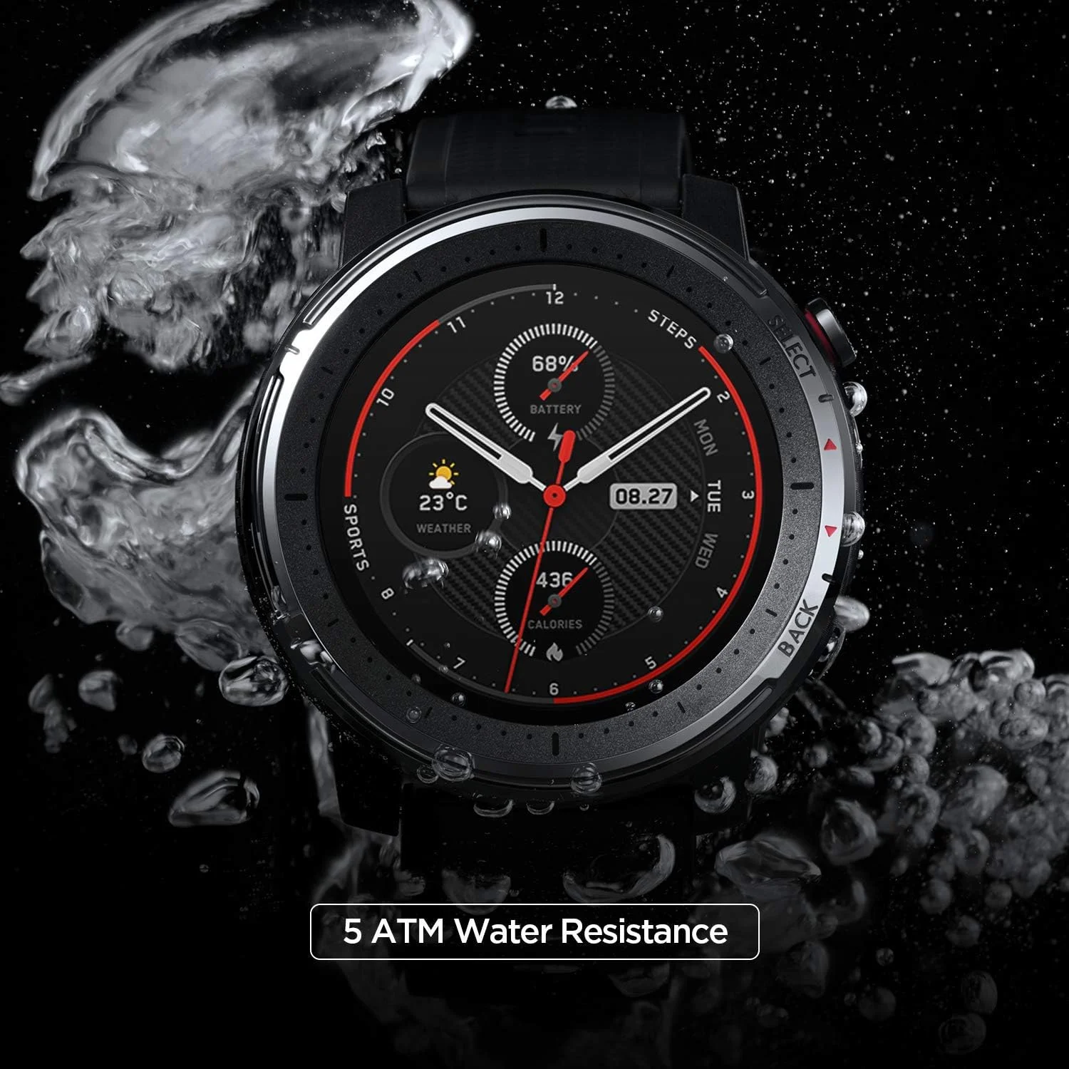 Amazfit Smart Watch Stratos 3 For Men  Smartwatch with GPS Bluetooth and 5ATM Waterproof Display machine Refurbishment machine