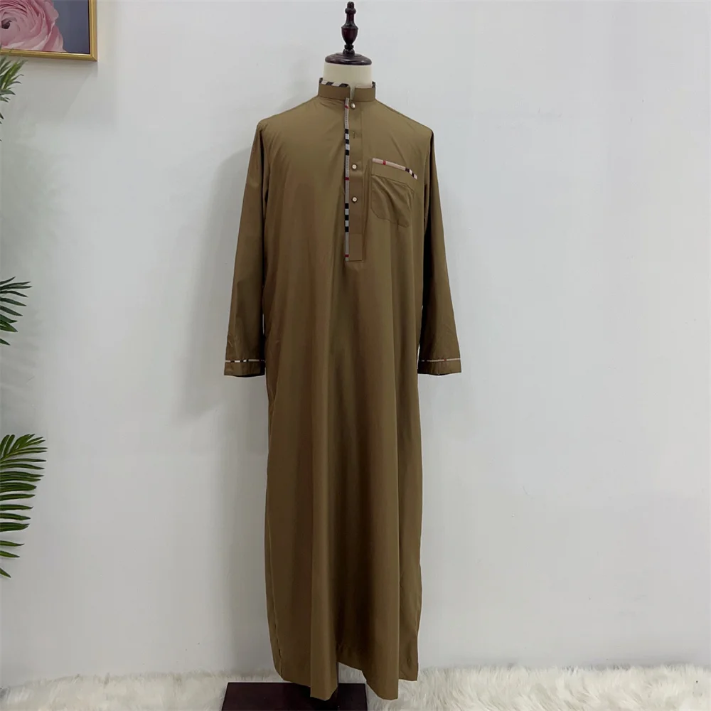 Ramadan Eid Fashion Abaya Arabic Saudi Pakistan Kurta Muslim Abayas For Men Kaftan Dresses Caftan Marocain T-shirt Dress Tunic