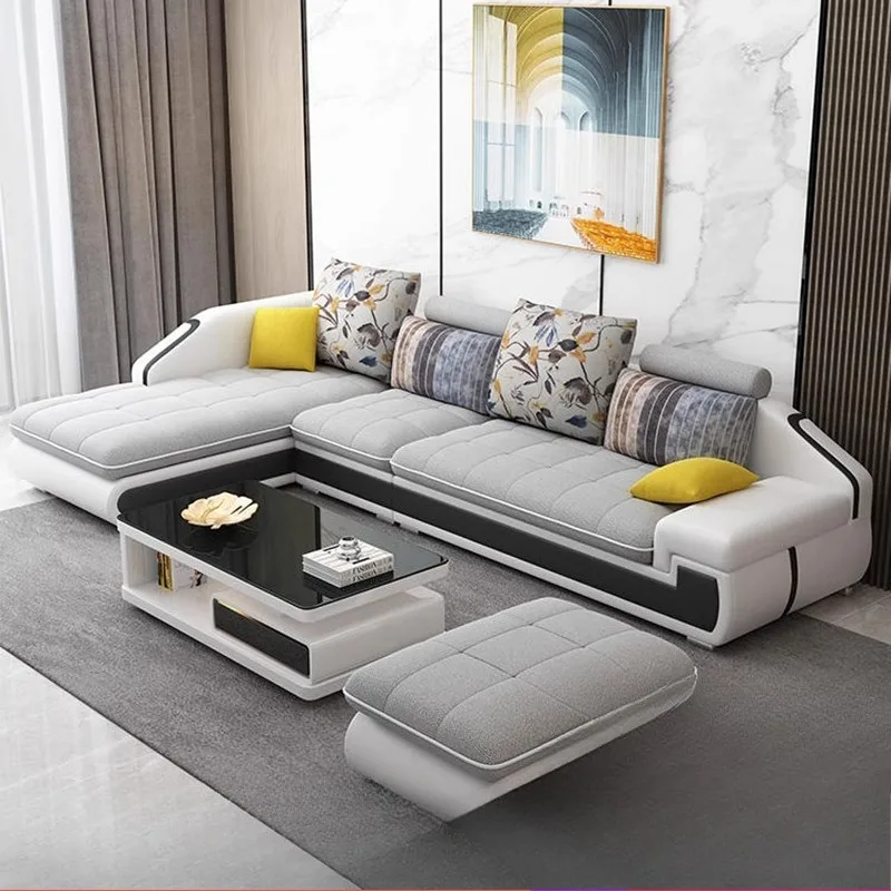 

Nordic Living Room Sofa Double Chair Luxury Reclining Designer Sofa Multifunctional Expandable Fauteuil Salon Furnitures