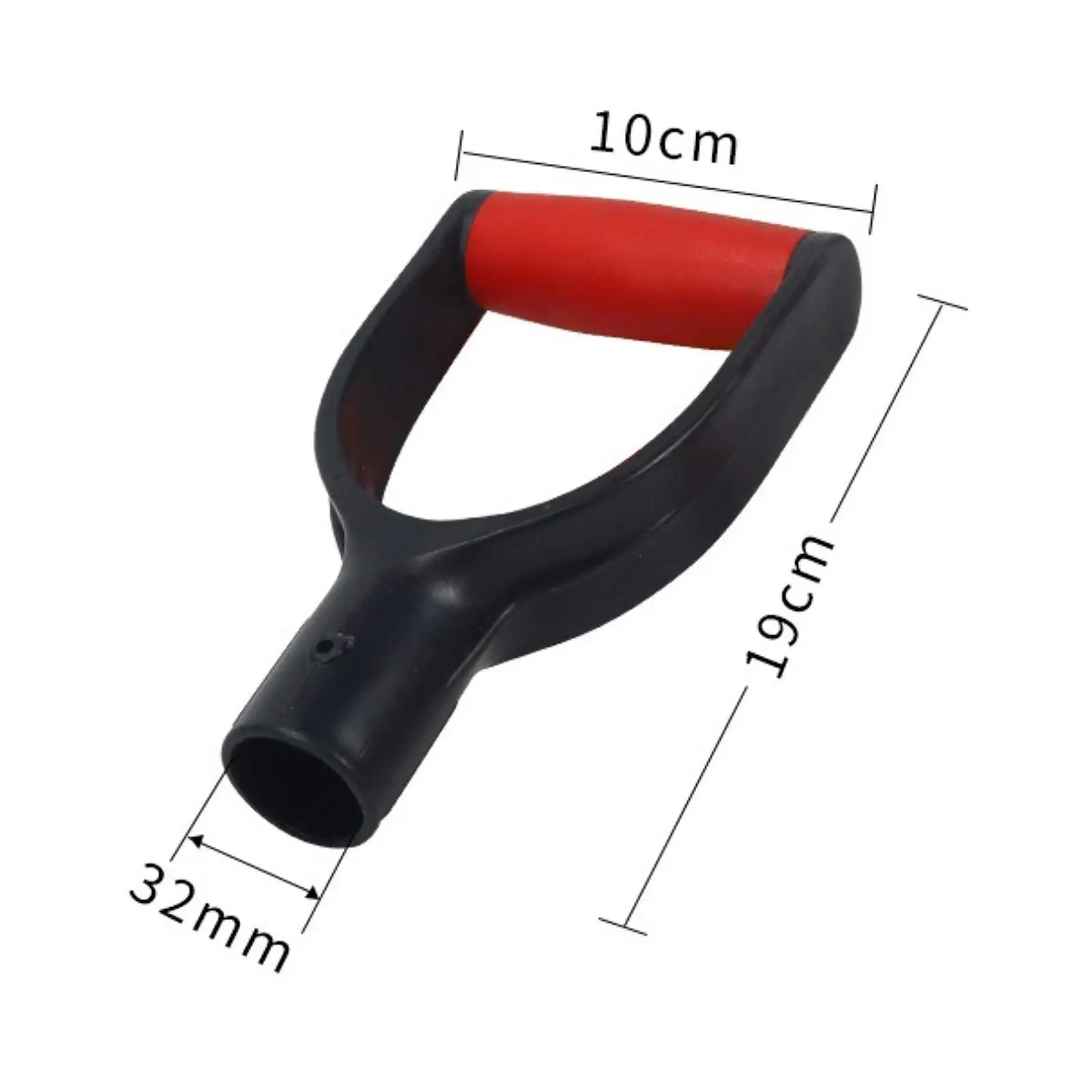Shovel D Grip Handle 32mm Inner Diameter Durability for Digging Raking Tool Garden Accessories Snow Shovel Top Handle Replace