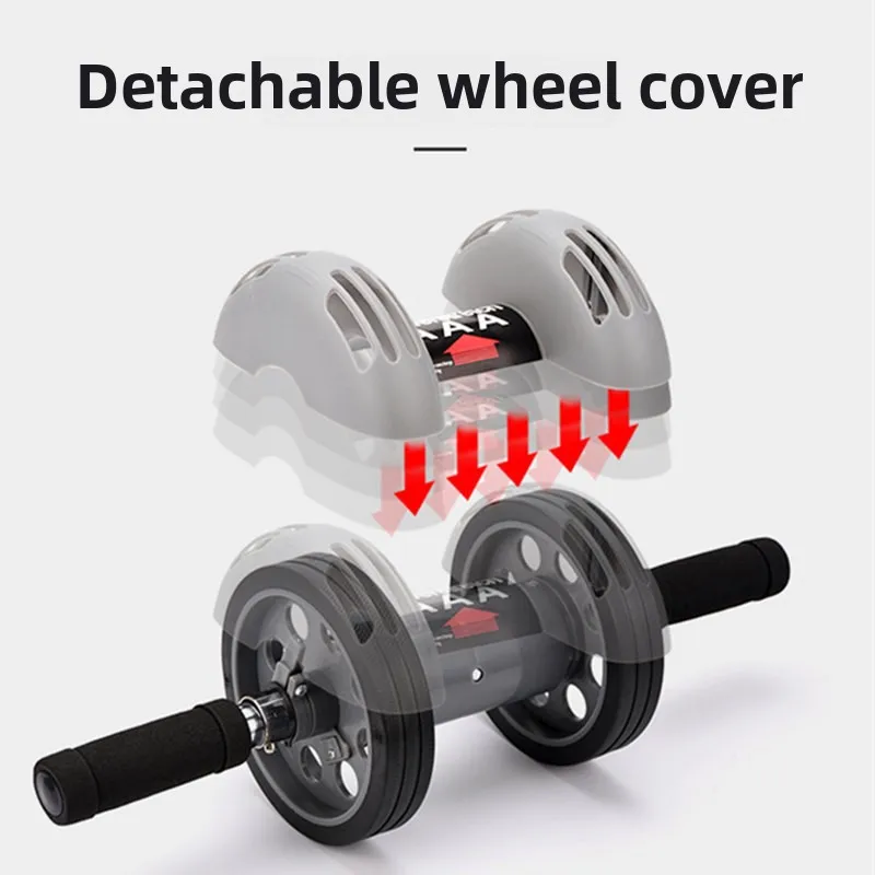 Automatic Rebound Abdominal Wheel 2-Wheel Abdominal Muscle Quick-Forming Contracting Fitness Equipment Thin Belly Divine Device