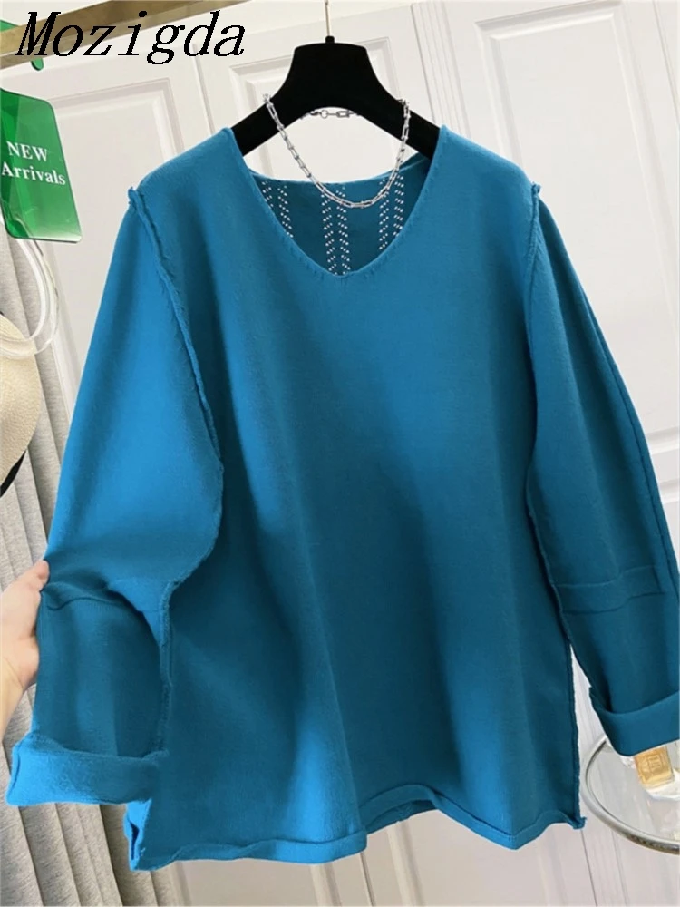 

Осенняя женская винтажная блузка, рубашка, женская однотонная свободная женская рубашка, рабочая туника Blusas Mujer, женские топы с v-образным вырезом и длинными рукавами