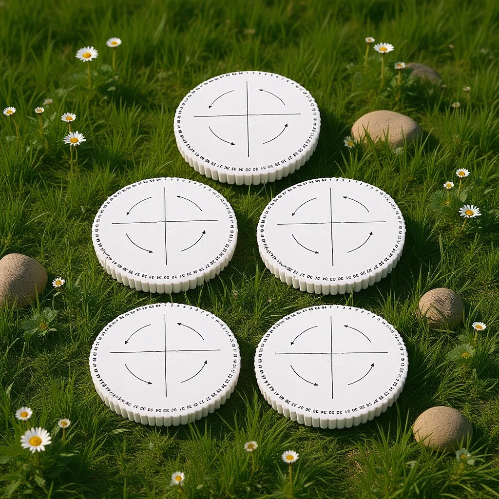 5 قطعة Kumihimo تجديل القرص جولة سميكة سوار النسيج مجلس صنع المجوهرات الديكور الحبل الحرفية DIY أداة النسيج مجلس #1