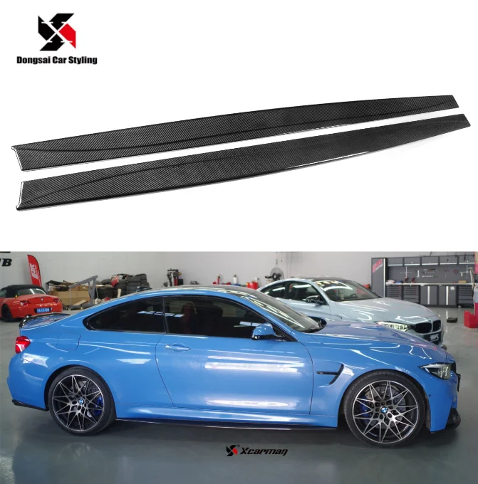 

For BMW F80 F82 Side Skirts Dry Carbon Fiber Parts For Bmw F80 M3 F82 M4 Side Skirts