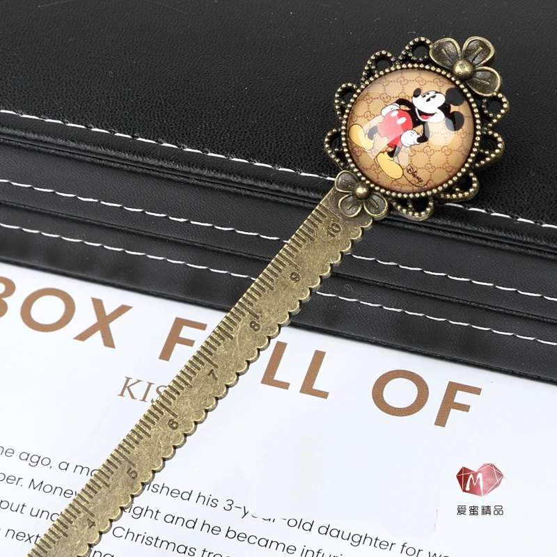 Metal Vintage Retro Bookmark Ruler Beuatiful Picture Vintage Bookmark Ruler