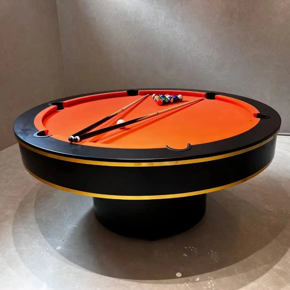 

High Quality Modern Luxury Round Billiards Pool Table British Commercial Dining Top Round Billard Table
