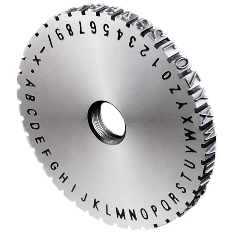 

CYCLI-Manual Marking Steel Stamp Wheel Accessories For Nameplate Metal Label Stamping Printer Machine