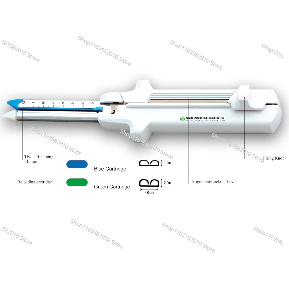 Professional medical equipment 60/75mm/100 mm blue cartridge