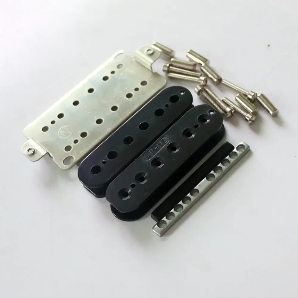 Donlis LP Humbucker Guitar Pickup Kits With Nickel Silver Pickup Baseplate For Handmade  Kits Guitar Parts