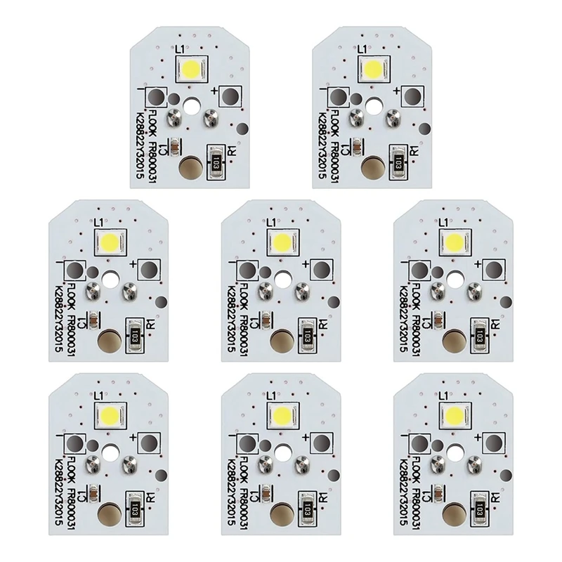 8PC WR55X11132 WR55X25754 Refrigerator LED Light Compatible For GE Refrigerator LED Light Bulb Easy Install