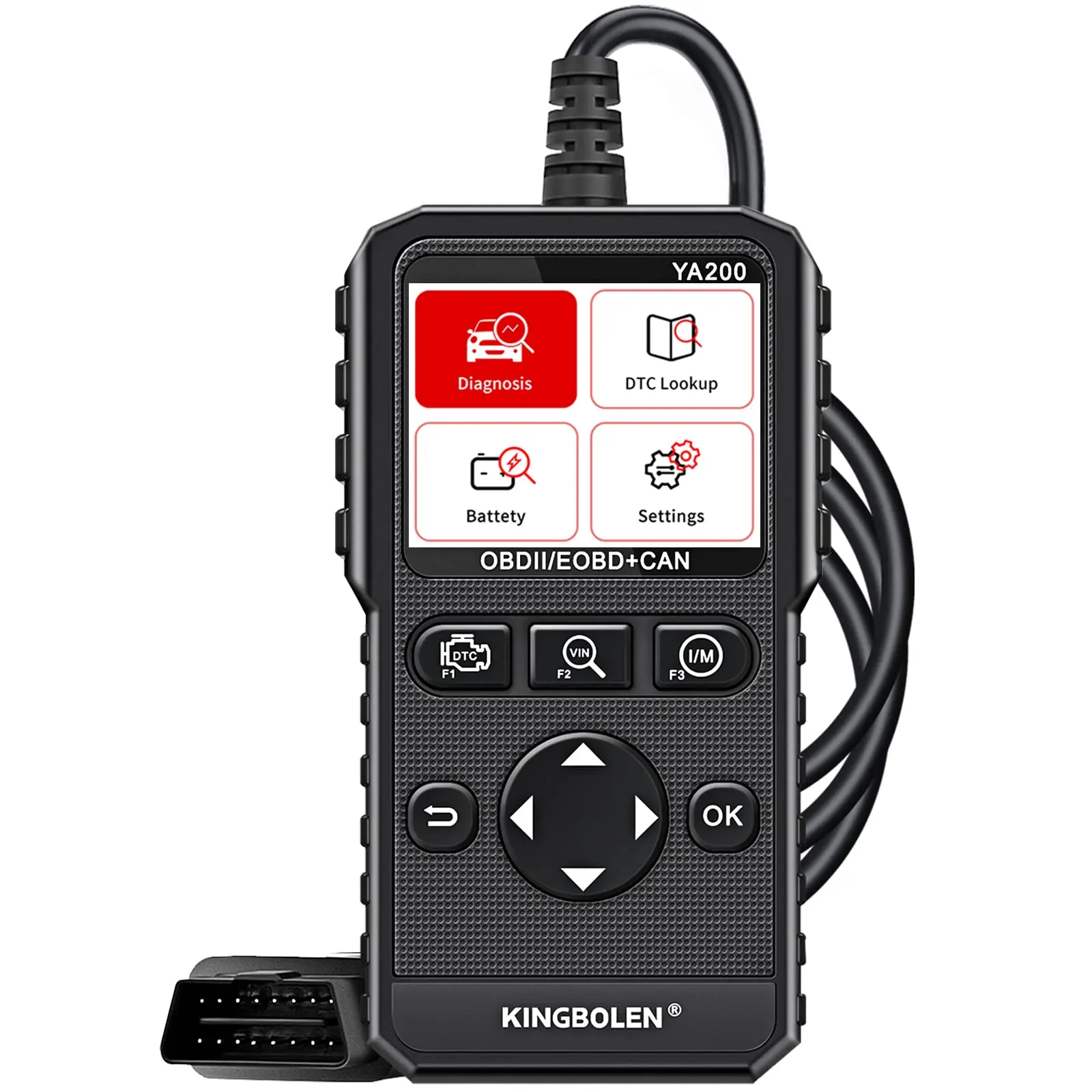 

OBD2 сканер многоязычный автомобильный диагностический инструмент для считывателя кодов двигателя DTC просмотр напряжения тест на весь срок службы бесплатное обновление