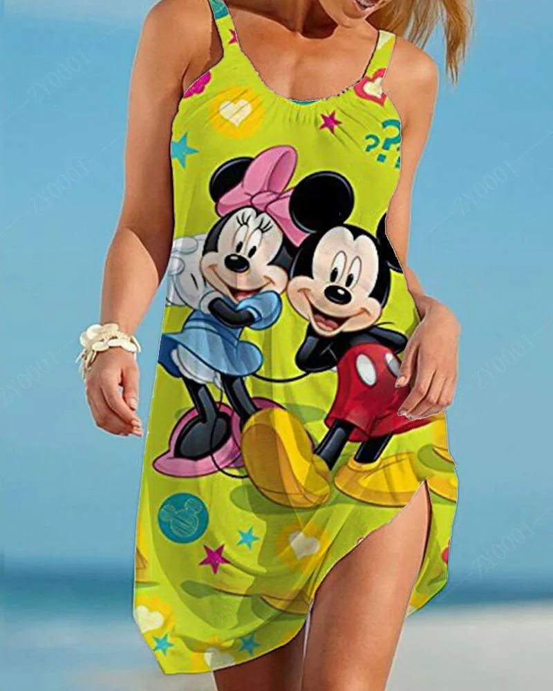 

Skirts Woman Fashion Disney White Hippie Chic Boho Dresses Summer 2025 Ladies Elegant Dresses For Women Female Dress Playa