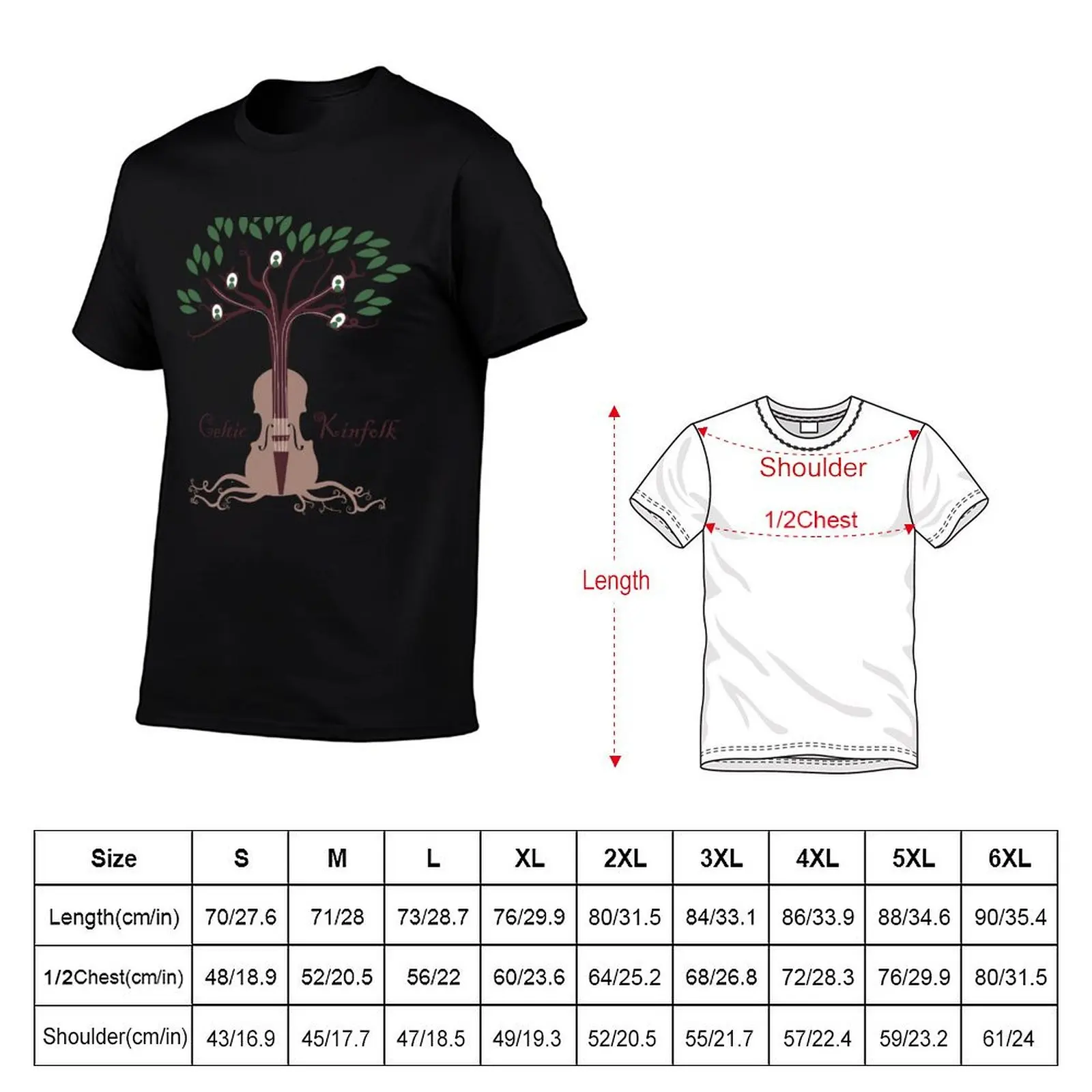 Celtic Kinfolk group design T-Shirt anime clothes plus size clothes graphic tee shirt Blouse men clothings