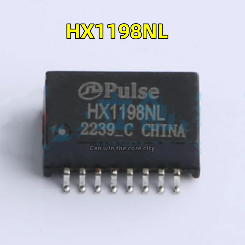 

1-100 PCS/LOT New HX1198NL screen printing HX1198N network port transformer industrial wide temperature patch network transfor