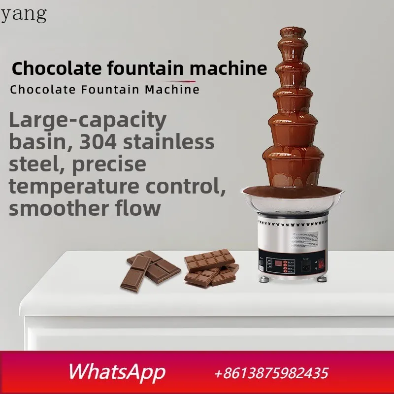 YJQ Commercial Hotel Multi-layer Chocolate Fountain Machine Multi-layer Chocolate Fountain Machine