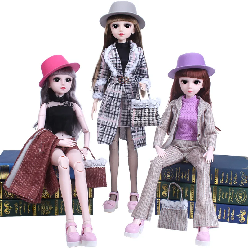 60cm Doll Clothes 1/3 BJD Doll Fashion Casual Set Fashion Influencer Doll Accessories Children's Toy Gifts