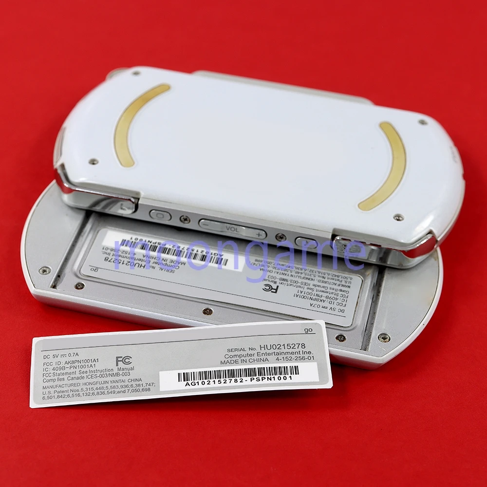 2pcs Replacement For PSP GO New Lable Sticker For PSPGO Back Shell Cover Case