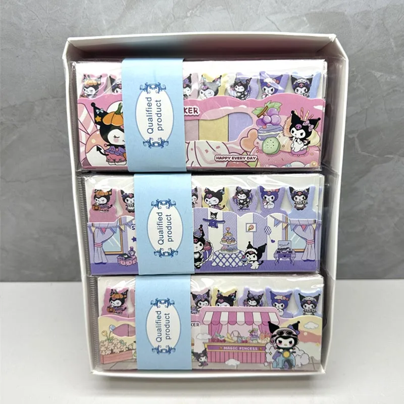 45pcs/lot Sanrio Kitty Kuromi Memo Pad Sticky Notes Kawaii N Times Stationery Scrapbooking label Post Office School Supplies