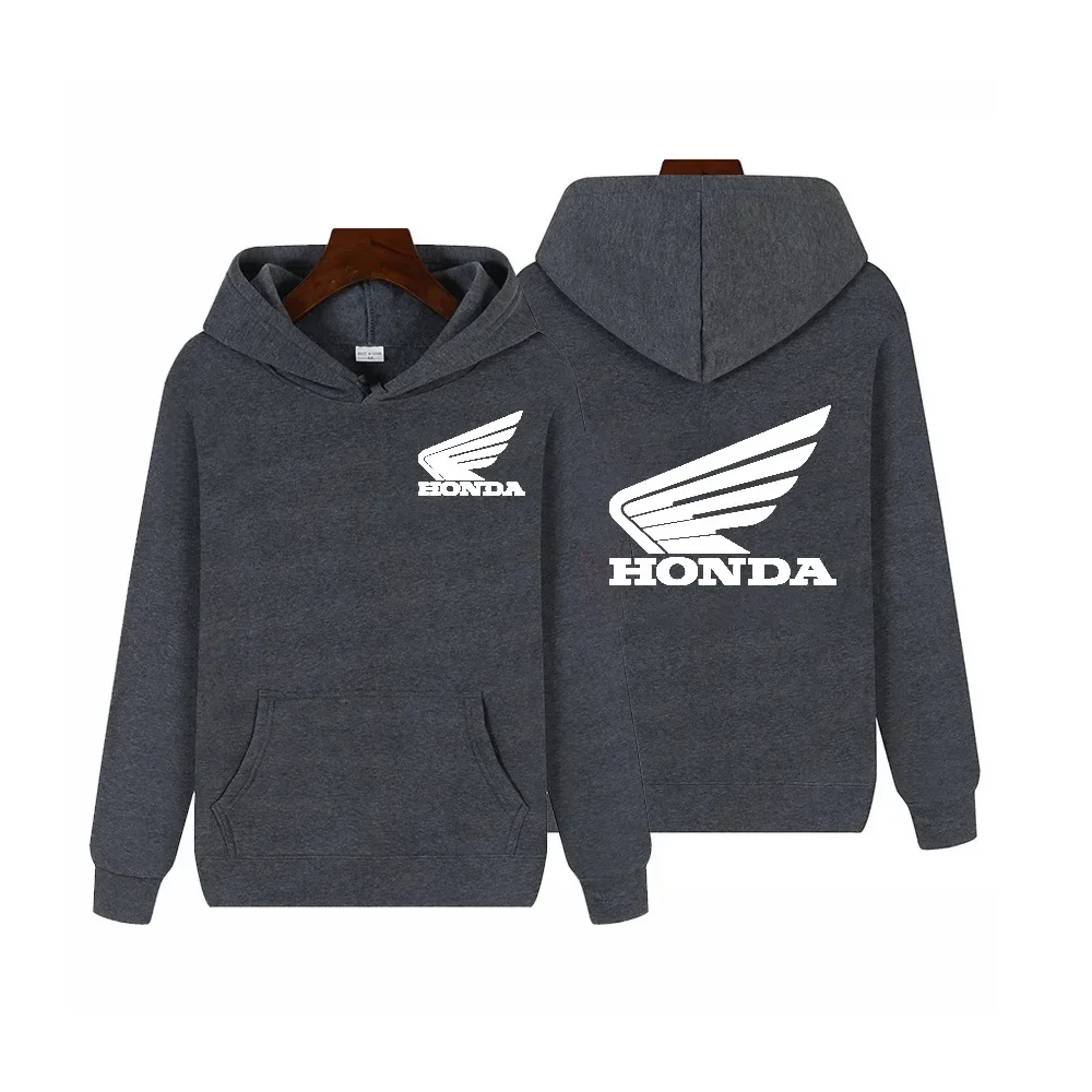 Honda logotipo impressão hoodie masculino feminino casual na moda moletom clássico ao ar livre correndo honda roupas esportivas streetwear com capuz