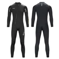 3Mm Wetsuit Men's and Women's Long-sleeved One-piece Thickened Thermal Diving Surf Winter Swimsuit Snorkeling Jellyfish Suit