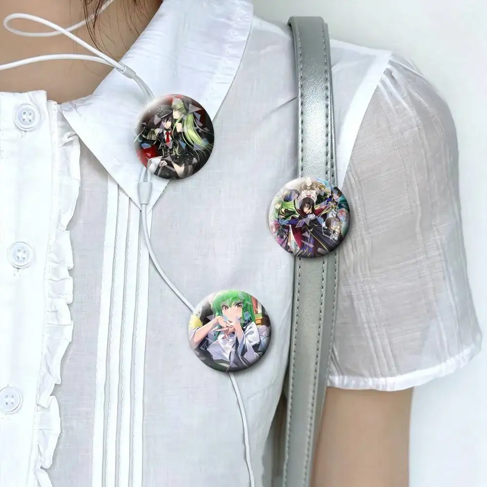 C-Code Geass 25mm 32mm 44mm 58mm 75mm Brooches Badges Pins for Accessories Gift
